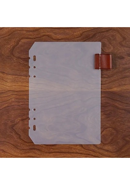 Kahverengi A5 A5 A6 A7 Pp Mat Buzlu Plaka Koruma Iç Kağıdı Planlayıcı Için Spacer Filofax Organizatör Bölücü Ayırıcı Pano Sayfa (Yurt Dışından)