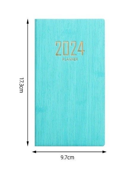 A6 Gündem 2024 Dizüstü Haftalık Planlayıcı Defterler Günlüğü Caderno Yapılacaklar Listesi Cep Not Defteri Diario Takvim Ofis Papelaria Not Defteri (Yurt Dışından)