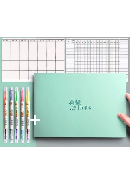 4 Kalemli Yeşil B5 Yapılacaklar Listesi Için Öz Disiplin Defter Görev Planı Iyi Program Not Çalışma Planı Kitap Gündem Alışkanlık Planlama Zihin Haritası (Yurt Dışından)