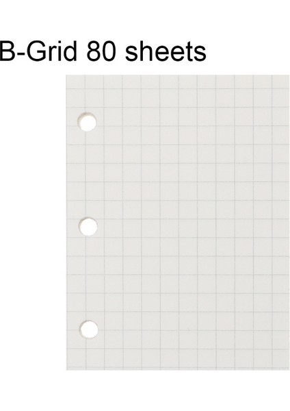B-Izgara 80 Sayfa Mini Dosya Klasörü 3 Delikli Gevşek Yaprak Dolum Defter Kapağı El Hesabı Günlüğü Halka Bağlayıcı Iç Sayfalar Günlüğü Kitap (Yurt Dışından)