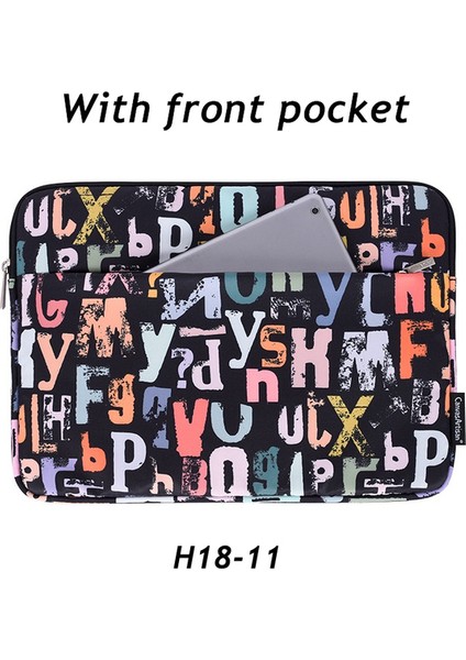 H18-11 Macbook M1-2 13 Marka Laptop Çantası 11,12,13.14.15.6 Inç Su Geçirmez Kılıf Macbook Air Pro M1, Erkek Bayan Kadın Dizüstü Darbeye Dayanıklı Dropship (Yurt Dışından)
