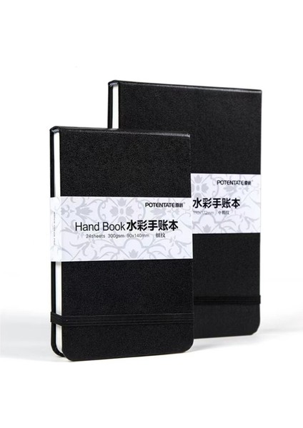110MM x 172MM 300GSM 24 Sayfa Suluboya Defter El Hesap Kitabı/ped/kağıt Eskiz Defteri Sulu Boya El Kitabı Sanat Çizim Kitabı/kağıt (Yurt Dışından)