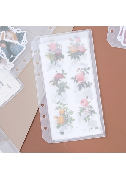Üç Cepler A7 A4 B5 A5 A6 Etiket Gevşek Yaprak Saklama Çantası Sınıflandırma Etiket Pvc Depolama Kitap Etiket Bandı Dizüstü Bilgisayar Aksesuar Çantası (Yurt Dışından) fırsatları