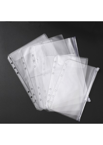 A7 2 Adet A5 A6 A7 Dosya Tutucu Standart Şeffaf Pvc Gevşek Yaprak Kese Kendinden Tarzlı Fermuar Dosyalama Organizatör Ürün Bağlayıcı (Yurt Dışından) fiyatları