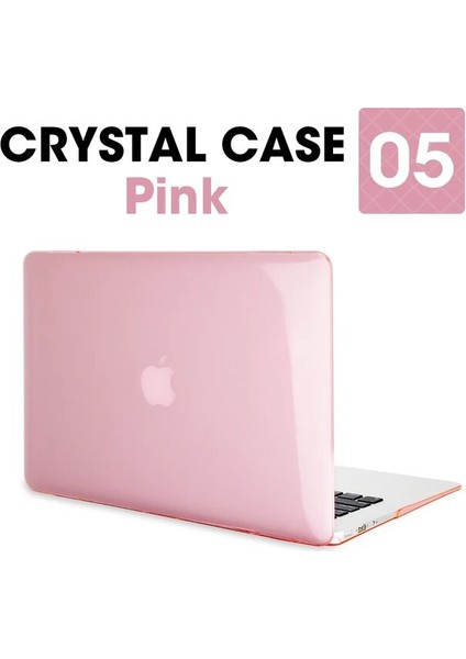 Kristal Pembe PRO13 A1708 Laptop Kılıf Apple Macbook Mac Kitap Hava Pro Retina Yeni Dokunmatik Bar 11 12 13 15 Inç Sert Laptop Kılıfı 13.3 Çanta Kabuk (Yurt Dışından)