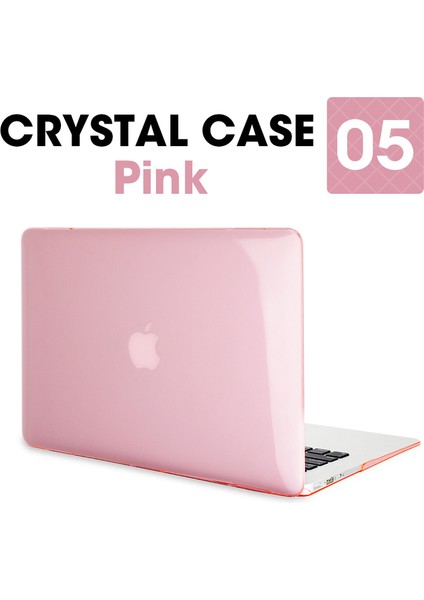 Kristal Pembe M1 Çip Pro 13 A2338 Laptop Kılıf Apple Macbook Mac Kitap Hava Pro Retina Yeni Dokunmatik Bar 11 12 13 15 Inç Sert Laptop Kılıfı 13.3 Çanta Kabuk (Yurt Dışından)