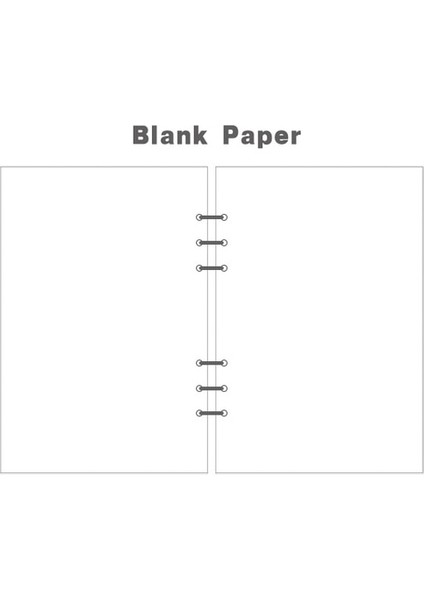 Boş A5 2023 45 Sayfa Kawaii A5 A6 Gevşek Yaprak Defter Kağıdı Dolum Spiral Ciltleyici Dizin Iç Sayfalar Aylık Haftalık Günlük Planlayıcı Gündem (Yurt Dışından)