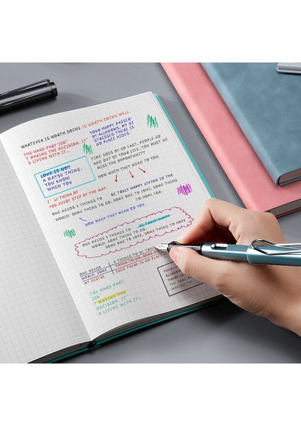 Koyu Yeşil A4 Defter A4 Kalınlaşmış Büyük Iş Süper Kalın Izgara Boş Izgara Günlüğü Cuaderno Defterler ve Günlükler Libretas Zeszyt Caderno (Yurt Dışından) modelleri