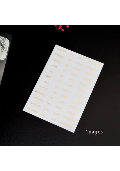 Altın Etiket 6 Adet A6 A5 Pvc Şeffaf Defter Spiral Bağlayıcı Dizin Ayırıcı Sayfa Bölücüler Günlüğü Kitap Etiket Kırtasiye (Yurt Dışından)