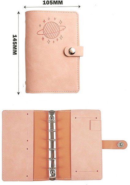 A7-Haki A7 Defter Kılıfı El Kitabı Kapağı Cep Kitabı Gevşek Yaprak Defterler ve Dergiler Bütçe Bağlayıcı Planlayıcısı Deri Günlük Kapağı (Yurt Dışından)