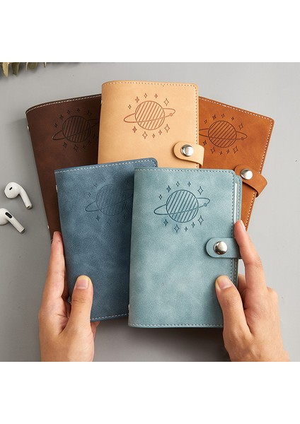 A7-Haki A7 Defter Kılıfı El Kitabı Kapağı Cep Kitabı Gevşek Yaprak Defterler ve Dergiler Bütçe Bağlayıcı Planlayıcısı Deri Günlük Kapağı (Yurt Dışından)
