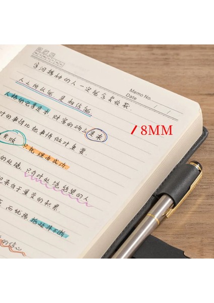 416 Sayfa Siyah Süper KALIN!416 Sayfa Deri Geyik Defter A5 Günlük Dizüstü Iş Ofisi Günlük Çalışma Not Defteri 1-2 Yıl Hediye Olarak Yazma (Yurt Dışından)
