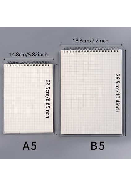 B5 Line 1 Adet A5/b5 Basit Yukarı Dönüşlü Boş Spiral Defter (Yurt Dışından) modelleri