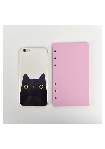 Pembe Boş A5 2023 45 Sayfalık Kawaii A5 A6 Gevşek Yaprak Defter Dolum Spiral Bağlayıcı Dizin Kağıdı Iç Sayfalar Günlük Planlayıcı Çizgi Izgara Boş Gündem (Yurt Dışından)
