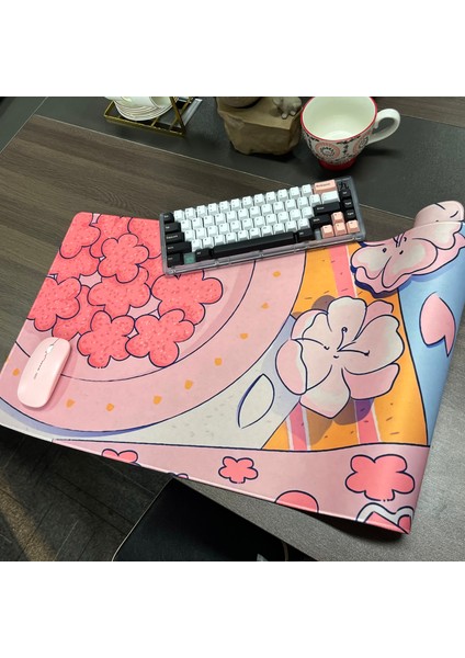 13 700X300X2MM Büyük Anime Pembe Mousepad Gamer Sevimli Kawaii Xxl Oyun Mouse Pad Kauçuk Otaku Kilitleme Kenar Büyük Moda Dizüstü Dizüstü Bilgisayar Masası Mat (Yurt Dışından) indirimleri