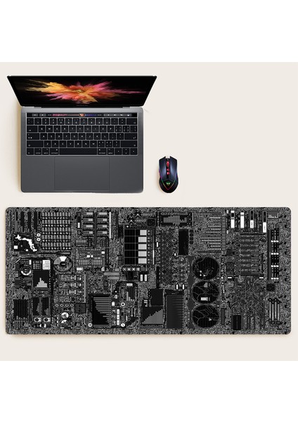 BG-3171 400X800X2MM Sümen, Gaming Mouse Pad, Klavye Mat, Ofis Bilgisayar Masası Dekorasyonu, Yemek Masası Için Kaymaz Mat, Kahve Altlığı (Yurt Dışından)