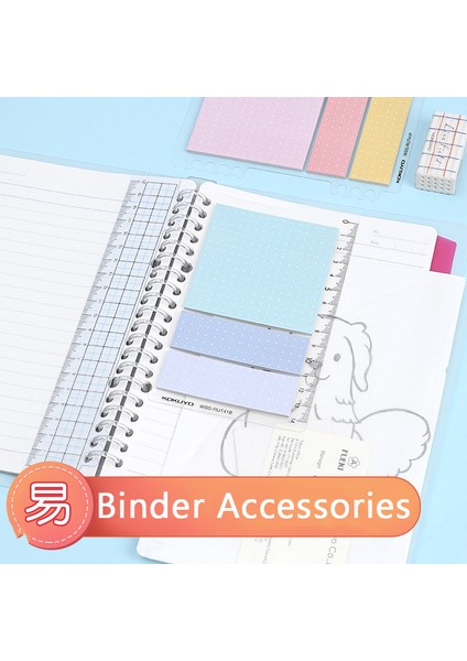 A5 5 Konu Endeksi Kokuyo Macaron A5 B5 Defter Planı Bağlayıcı Aksesuarları Gevşek Yaprak Not Çekme Cep Gevşek Yaprak Halka Bağlayıcı (Yurt Dışından) modelleri