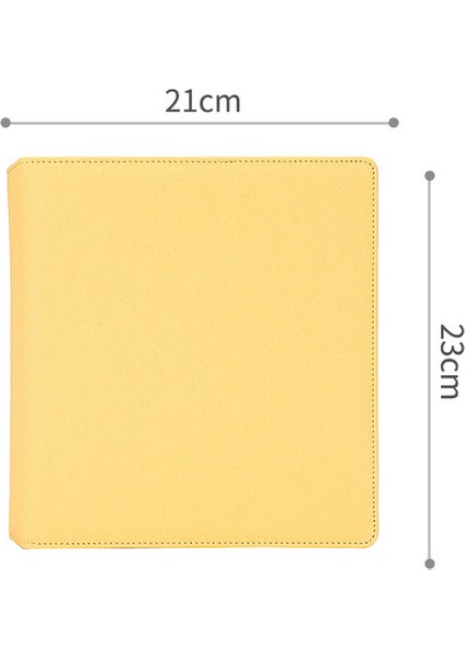 Sarı Sadece Kapak A5 Starlight Macaron Renk Albümü Ins Kız Kalp 3 Inç Albüm Geçiş Reklamı Yıldız Takip Fotoğraf Küçük Kart Depolama Kitap Kırtasiye (Yurt Dışından)