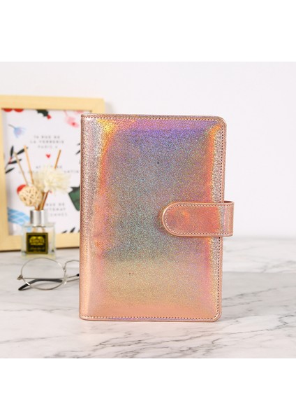 Dizin Sayfası 2 A5 A6/a5 Acıbadem Kurabiyesi Kırmızı Glitter Renk Pu Deri Dıy Bağlayıcı Defter Kapağı Günlüğü Gündem Planlayıcısı Kağıt Kapağı Okul Kırtasiye (Yurt Dışından)