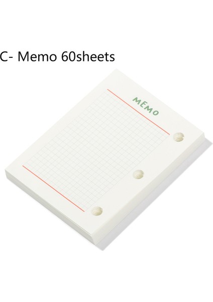 6 cm x 8 cm Mini 3 Delik Gevşek Yaprak Bağlayıcı Defter Kapağı Pvc Taşınabilir Bloknot Dosya Klasörü Yaratıcı Cep Günlüğü Ofis Kırtasiye Malzemeleri (Yurt Dışından)