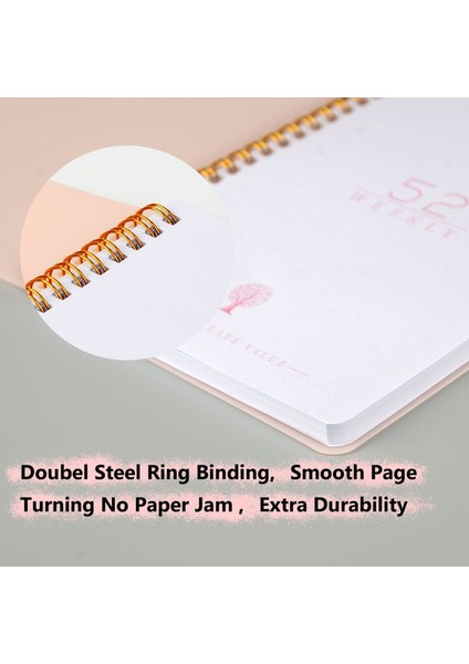 Mavi A5 2023 Defterler Gündem Planlayıcı Günlüğü Haftalık Spiral Organizatör Libretas A5 Defterler Aylık Program Filofax (Yurt Dışından) indirimleri