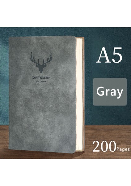 A5 200 Sayfa A5 A4 A5 Günlük Defteri 200 Sayfa Retro Planlayıcısı Ofis Çalışması Iş Not Defteri Yumuşak Deri Günlüğü Not Defteri Okul Malzemeleri Kırtasiye (Yurt Dışından)