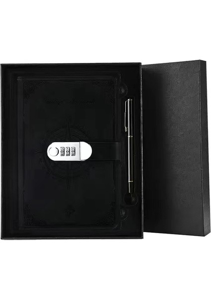 Hediye Kutusu B2 A5 A5RETRO Şifre Defter Kilitli Dergisi Kalınlaşmak Basit Öğrenci Not Defteri El Kitabı Gezginler Kırtasiye Ofis Okul Malzemeleri (Yurt Dışından)