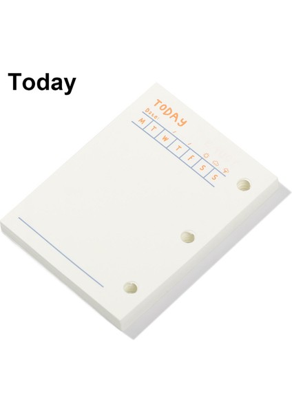 C-Today 60 Sayfa 3 Delik Mini Pvc Gevşek Yaprak Defter Kapağı Dergisi Gezgin Taşınabilir Dizüstü Gevşek Yaprak Bağlayıcı Kitap Klipsi Dolum Iç Sayfalar (Yurt Dışından)