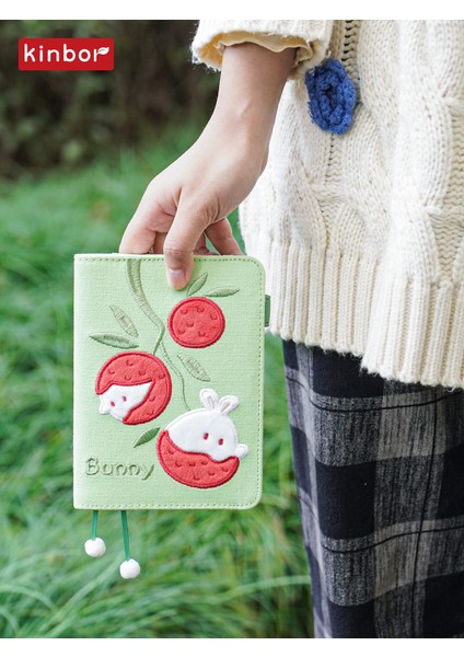 1 Adet Pvc Kapak Kinbor Litchi Tavşan A6 El Kitabı Dizüstü Kawaii Kayıt Defteri Bir Sayfa Bir Gün Yüksek Güzellik Kitabı Kız Kalp Günlüğü Yolculuk Sabit (Yurt Dışından) fiyatları