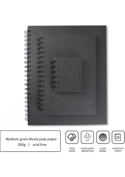 83MM x 63MM Seamiart 12 Sayfalık 230GSM Mini Suluboya Eskiz Defteri Çizim Defterleri Okul Acemi Suluboya Resim Sanat Malzemeleri (Yurt Dışından) fırsatları