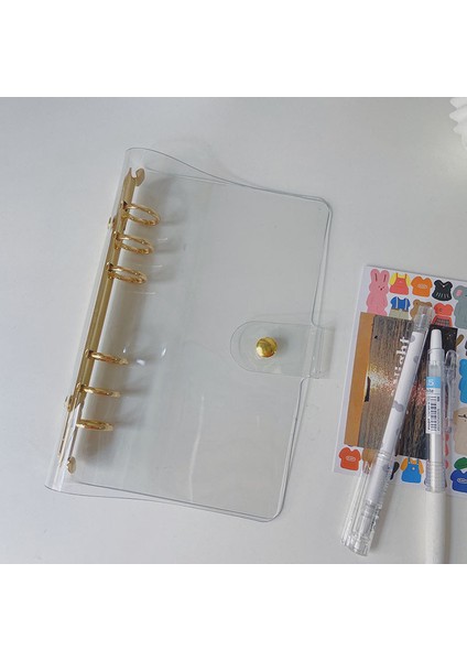 Altın A6 A6/a5 Glitterrose Altın Işıltılı Bling Binder Defter Kapağı Günlüğü Gündem Planlayıcısı Kağıt Kapak Okul Kırtasiye (Yurt Dışından)