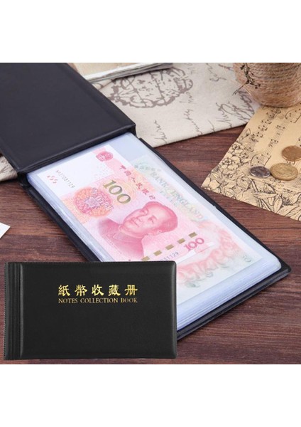 B 20 Cepler Koleksiyonu Para Depolama Nakit Tutucular Pullar Sayfa Albümü Para Paralar Bilet Kağıt Banknot Not Koruma Lea R5E7 (Yurt Dışından) fiyatları