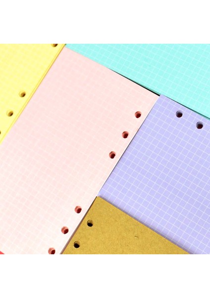 Dizin Sayfası A5 A5 A6 Renkli Pembe Mor Defter Kağıdı Yedek Spiral Cilt Dizin Iç Sayfa Günlük Aylık Haftalık Ajanda (Yurt Dışından) fırsatları