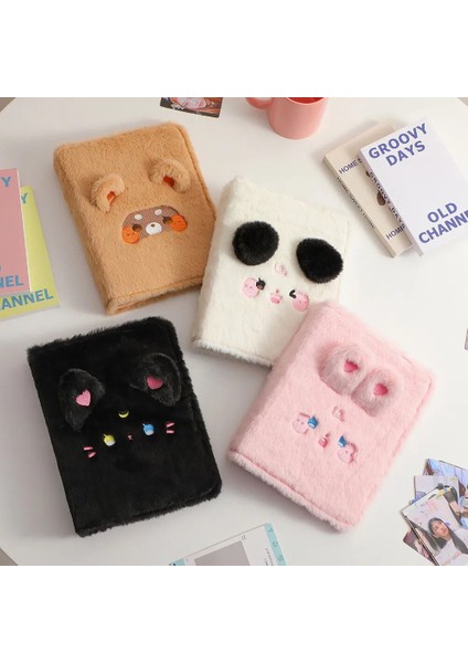 Kollu Mınkys Kawaii Kabarık Kedi Ayı A5 Kpop Fotocard Binder Kitap Idol Fotoğraf Kart Tutucu Fotocard Albümü Kırtasiye Toplama (Yurt Dışından) fiyatları