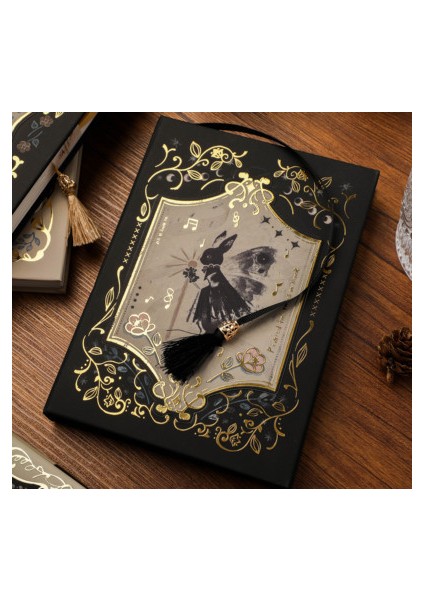 Bir A3 Defter Retro Gotik Peri Renkli Iç Sayfa Günlüğü Kelebek Öğrenci Okul Kırtasiye Planlayıcısı Yazma Malzemeleri Hediye (Yurt Dışından)