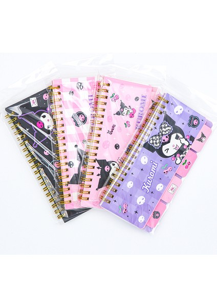 8 Adet Kuromi Sanrio Aile Kuromi Melody Cinnamoroll Sevimli Karikatür Öğrenci Kayıt Renkli Sayfa Piyano Tarzı Sınıflandırılmış Dizüstü Yaratıcı Not Defteri (Yurt Dışından) modelleri