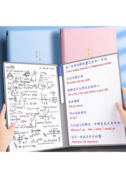 Silgi Kuru Silme Beyaz Tahta Defter Su Bazlı Işaretleyiciler ile Manyetik Olmayan Küçük Beyaz Tahta Ev Ofis Okul Öğrenme Planlayıcısı (Yurt Dışından) modelleri