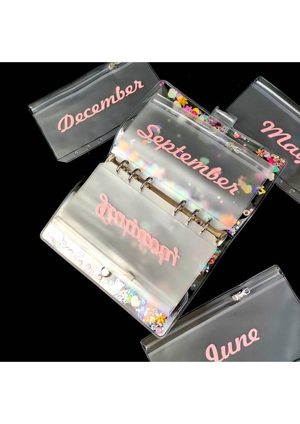 Stil 2 A6 Skysonıc A6 Gevşek Yaprak Aylık Fermuarlı Çanta Nakit Bütçe Zarf Bağlayıcı Bilet Makbuz Saklama Çantası Varlık Yönetimi Hediye Seti (Yurt Dışından) indirimleri