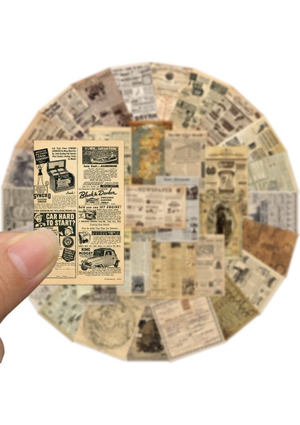 35 Adet 35 Adet Vintage Parşömen Çıkartmalar Gitar Dizüstü Ipad Kırtasiye Karalama Defteri Estetik Kendi Başına Yap Çıkartma Paketi Scrapbooking Malzemesi (Yurt Dışından) fırsatları