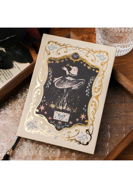 E A3 Dizüstü Retro Gotik Peri Renkli Iç Sayfa Günlüğü Kelebek Öğrenci Okul Kırtasiye Planlayıcısı Yazma Malzemeleri Hediye (Yurt Dışından)