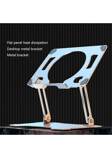 Gri (Döndürme) Katlanabilir Dizüstü Bilgisayar Sehpası 360° Dönebilen Dizüstü Soğutma Braketi Ayarlanabilir Delikli Alüminyum Alaşımlı Dizüstü Bilgisayar Tabanı (Yurt Dışından) modelleri