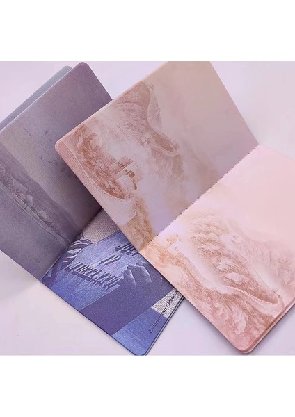 Danimarka Dizüstü 12.5x9 cm Pasaport Yaratıcı Prop Dizüstü Kırtasiye Öğrenci Okul Malzemeleri Için Dergisi Hediye Filme Simülasyon Ofis Aksesuarları (Yurt Dışından)