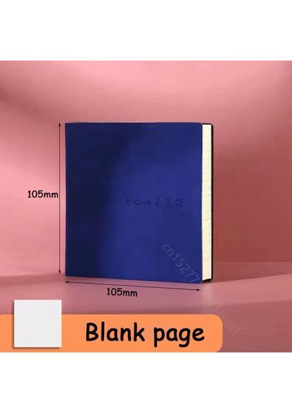 Mavi Boş Yeni Kare Defter Dergisi Mini Not Defteri Günlüğü Gündem Planlayıcısı Okula Dönüş Ofis Malzemeleri Için Çizgili/ızgara/boş Yazma Kağıdı (Yurt Dışından)
