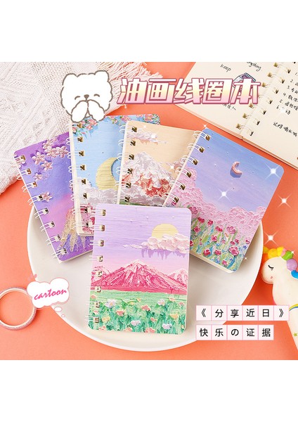 Meteor Yağmuru A7 Gevşek Yaprak Not Defteri Dizüstü Günlüğü Astarlı Defterler Günlükler Kawaii Öğrenci Not Defteri Planlayıcısı Okul Ofis Malzemeleri 85X105 mm 1 Adet (Yurt Dışından)