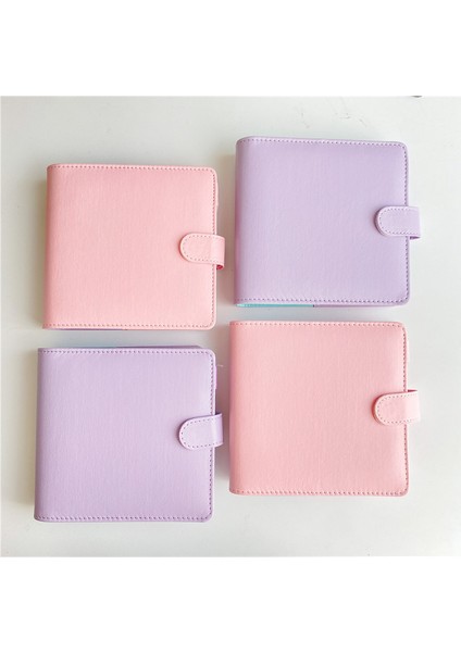 3 Delik Pembe A7 Macaron Renkli Pu Deri Bağlayıcı Fotoğraf Kartları Kore Idol Yıldız Fotoğraf Albümü Kart Toplama Kitap Mini Dıy Günlük Dizüstü Kırtasiye (Yurt Dışından) modelleri