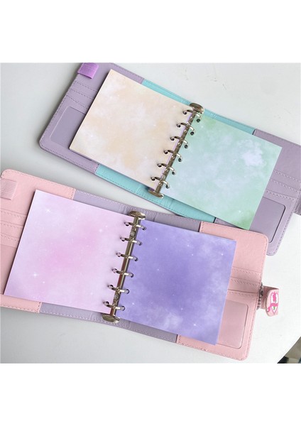 3 Delik Pembe A7 Macaron Renkli Pu Deri Bağlayıcı Fotoğraf Kartları Kore Idol Yıldız Fotoğraf Albümü Kart Toplama Kitap Mini Dıy Günlük Dizüstü Kırtasiye (Yurt Dışından) fırsatları