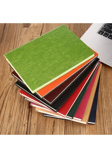 Auburn A5 Noktalı Kurşun Defter, 100GSM Kağıt, Basit Yumuşak Kapak Seyahat Günlüğü (Yurt Dışından)
