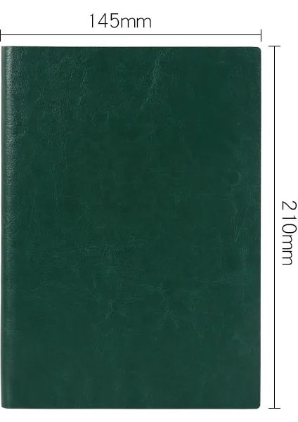 Auburn A5 Noktalı Kurşun Defter, 100GSM Kağıt, Basit Yumuşak Kapak Seyahat Günlüğü (Yurt Dışından)