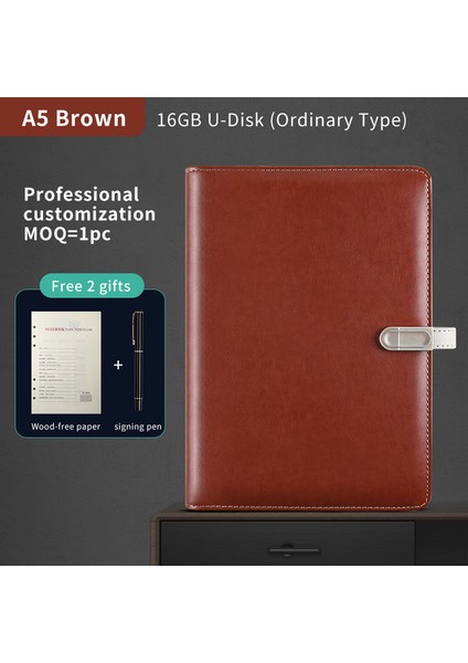 Br 16G A5 Kpop R61 Ofis Dizüstü Bilgisayarları Kablosuz Şarj Cihazı Dergisi Planlayıcısı Gündem 16G U Disk Güç Bankası Kayıt Gevşek Yaprak Kağıt Defter (Yurt Dışından)
