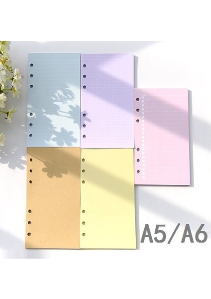 Şeffaf A5 A5 A6 Renkli Pembe Mor Defter Kağıdı Dolum Spiral Ciltleme Dizini Iç Sayfa Günlük Aylık Haftalık Ajanda (Yurt Dışından) modelleri